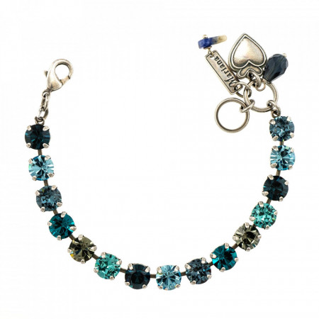Bratara placata cu Argint 925, cu cristale Swarovski, Nightfall | 4252-1114SP-Albastru-1030