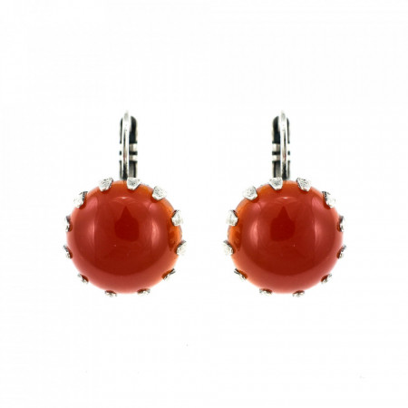 Cercei placati cu Argint 925, cu cristale Swarovski, Flame | 1133/1M-24SP6-Rosu-2040