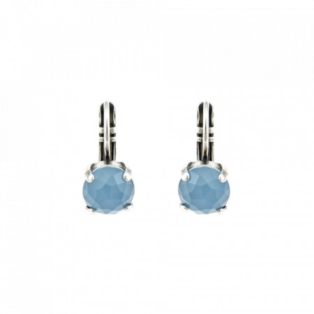 Cercei placati cu Argint 925, cu cristale Swarovski, Provence Lavender | 1440M-82SP6-Mov-6000