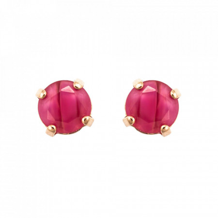 Cercei placati cu Aur roz de 24K, cu cristale Swarovski, Antigua | 1440-74RRG2-Roz-5980