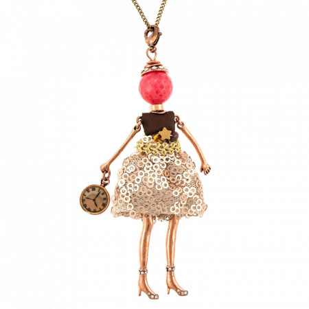 Bambola in Stile Los Angeles-Brillare-Pink-Roz-781