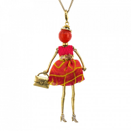 Bambola in Stile Marbella-Red-Multicolor-851