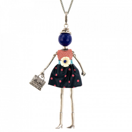 Bambola in Stile Riga-Blue-Albastru-731