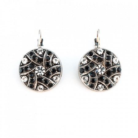 Cercei placati cu Argint 925, cu cristale Swarovski, Check Mate | 1059-280-1SP6-Multicolor-1581