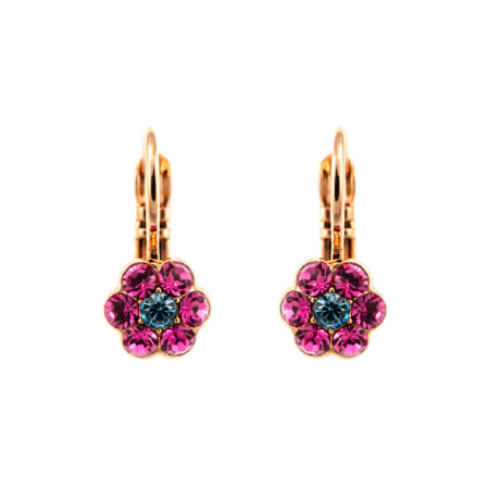 Cercei placati cu Aur roz de 24K, cu cristale Swarovski, Memories of Montmartre | 1166/1-1146RG6