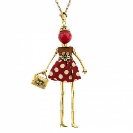 Bambola in Stile Arezzo-Red-Rosu-742