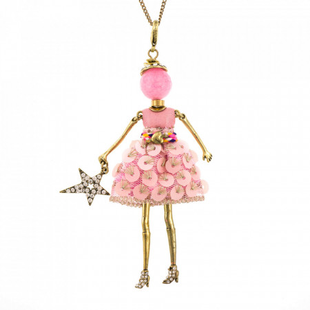 Bambola in Stile Dubai-Gold-Pink-Roz-842