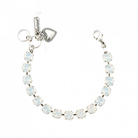 Bratara placata cu Argint 925, cu cristale Swarovski, Seashell | 4252-234234SP-Alb-1062