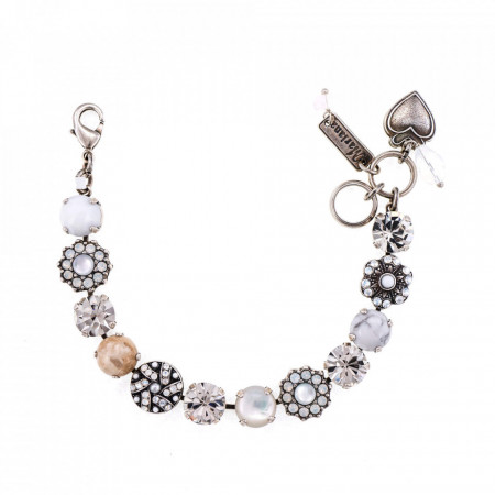 Bratara placata cu Argint 925, cu cristale Swarovski, Forever | 4259-M5087SP-Alb-1092