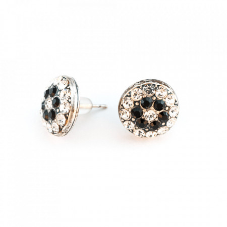 Cercei placati cu Argint 925, cu cristale Swarovski, Check Mate | 1416-280-1SP2-Multicolor-5632