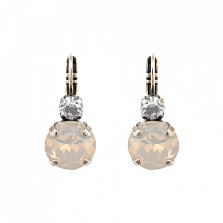 Cercei placati cu Argint 925, cu cristale Swarovski, Forever | 1037-5087SP6-Alb-1472