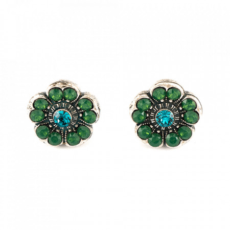 Cercei placati cu Argint 925, cu cristale Swarovski, Julia | 1220-3322SP2-Multicolor-5572