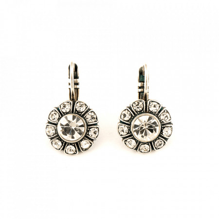 Cercei placati cu Argint 925, cu cristale Swarovski, On a Clear Day | 1131-001001SP6-Transparent-2002