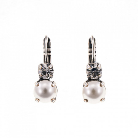 Cercei placati cu Argint 925, cu cristale Swarovski, On a Clear Day | 1190-001M48SP6-Transparent-5412