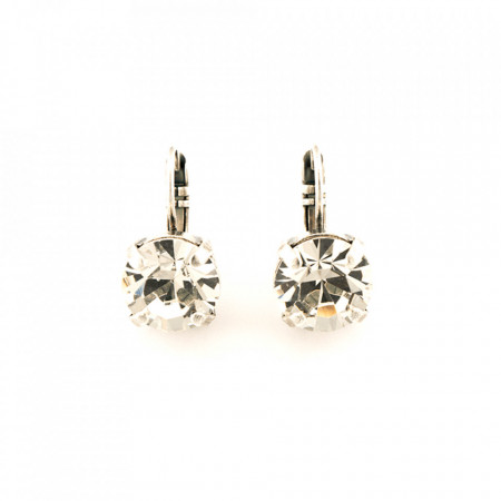 Cercei placati cu Argint 925, cu cristale Swarovski, On a Clear Day | 1448-001SP6-Transparent-6032