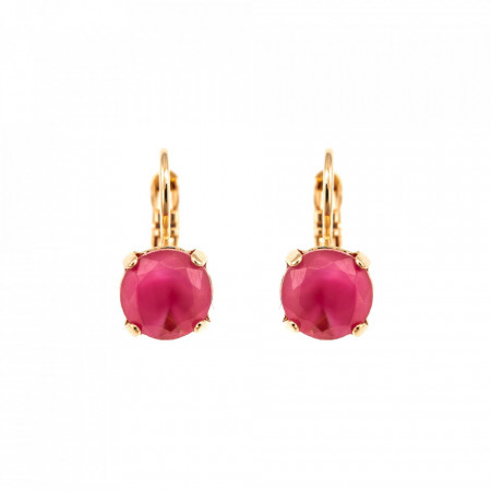Cercei placati cu Aur roz de 24K, cu cristale Swarovski, Antigua | 1440-74RRG6-Roz-5982