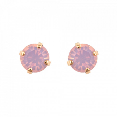 Cercei placati cu Aur roz de 24K, cu cristale Swarovski, Elizabeth | 1440-395RG2-Roz-5972