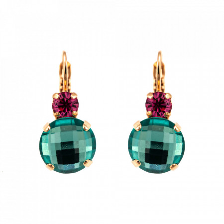 Cercei placati cu Aur roz de 24K, cu cristale originale, Memories of Montmartre | 1037A-1146RG6