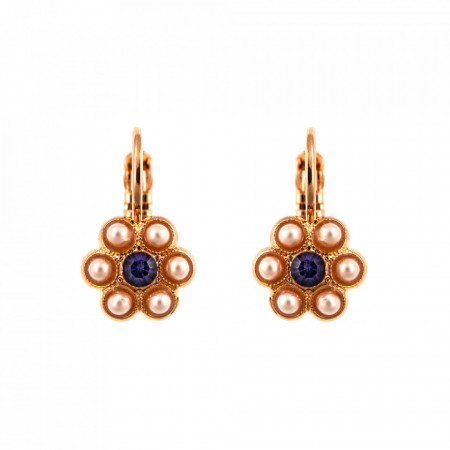 Cercei placati cu Aur roz de 24K, cu cristale originale, Take my Breath Away | 1173/70-138277RG6