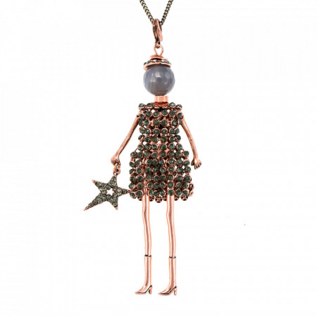 Bambola in Stile Milanese-Star-Copper-Maro-913