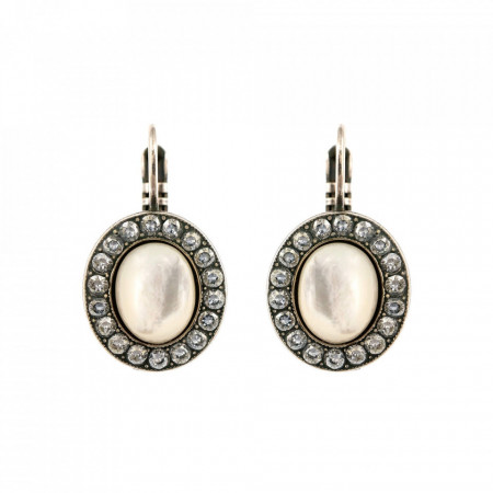 Cercei placati cu Argint 925, cu cristale Swarovski, Forever | 1130-1049SP6-Transparent-1993