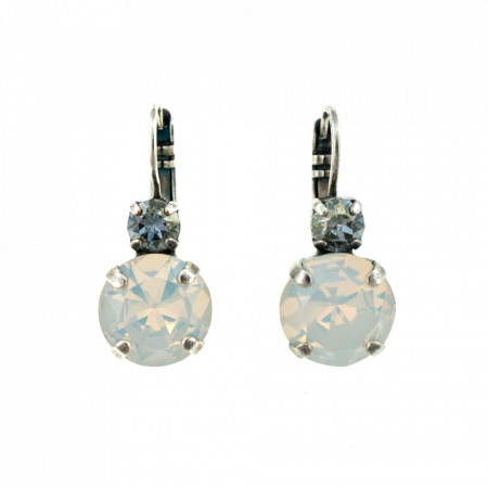 Cercei placati cu Argint 925, cu cristale Swarovski, Forever | 1037-1049SP6-Multicolor-1443