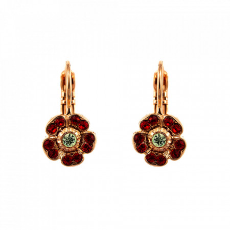 Cercei placati cu Aur roz de 24K, cu cristale originale, Take my Breath Away | 1504/2-1156RG6