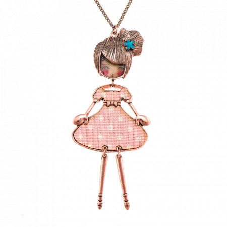 Bambola Americana-Flapper-Pink-Roz-704