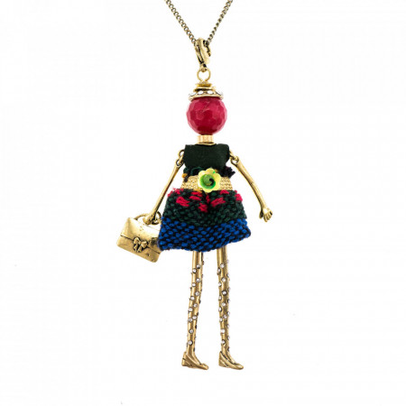 Bambola in Stile Kathmandu-Gold-Red-Rosu-914