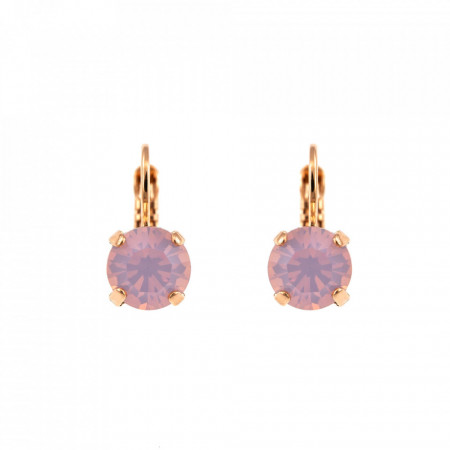 Cercei placati cu Aur roz de 24K, cu cristale Swarovski, Elizabeth | 1440-395RG6-Roz-5974