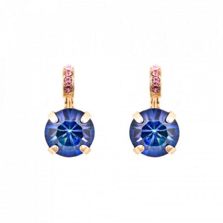 Cercei placati cu Aur roz de 24K, cu cristale Swarovski, Cotton Candy - The Sweet Life | 1056-144RG6-Multicolor-1554