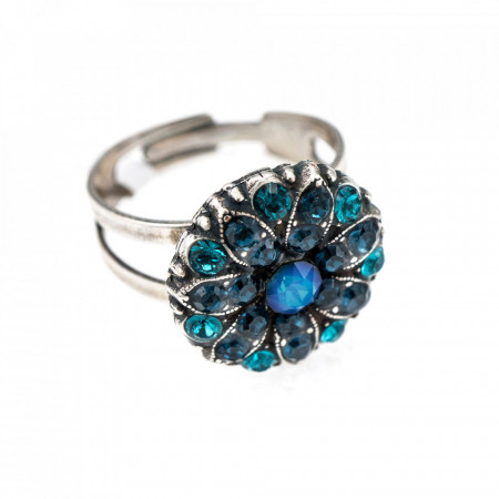 Inel placat cu Argint 925, cu cristale Swarovski, Guardian Angel | 7217-207SP-Multicolor-7814