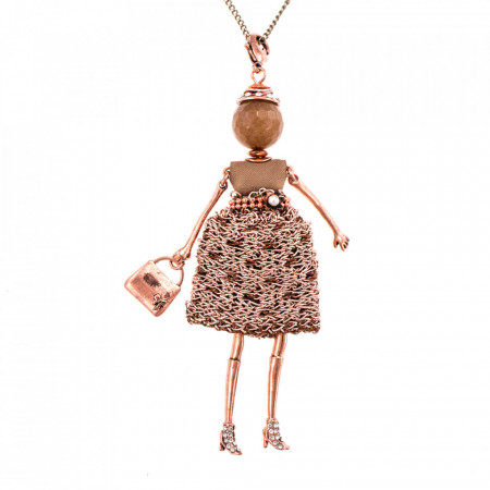 Bambola in Stile Haga-Sparkle-Copper-Negru-765