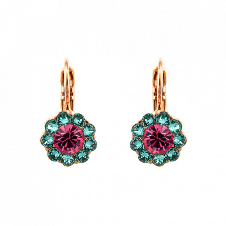 Cercei placati cu Aur roz de 24K, cu cristale Swarovski, Memories of Montmartre | 1379-1146RG6