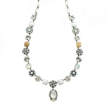 Colier placat cu Argint 925, cu cristale Swarovski, Forever | 3259-M5087SP-Multicolor-6195