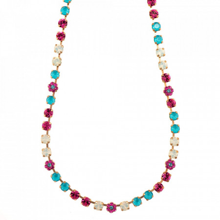 Colier placat cu Aur roz de 24K, cu cristale Swarovski, Memories of Montmartre | 3008/1-1146RG