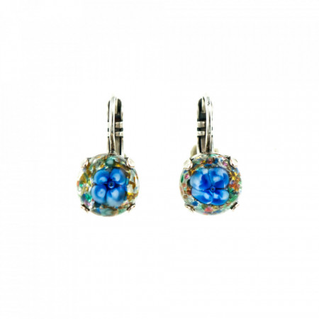 Cercei placati cu Argint 925, cu cristale Swarovski, Julia | 1445-8849SP6-Multicolor-6026