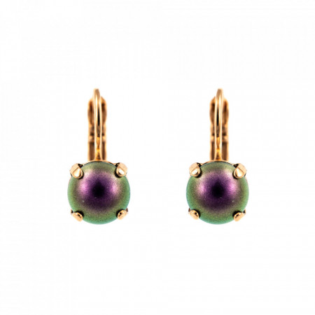 Cercei placati cu Aur roz de 24K, cu cristale Swarovski, Bohemian Rhapsody | 1440-943RG6-Mov-8936