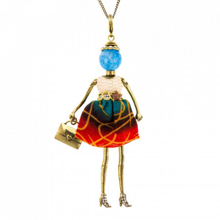 Bambola in Stile Marbella-Blue-Multicolor-847