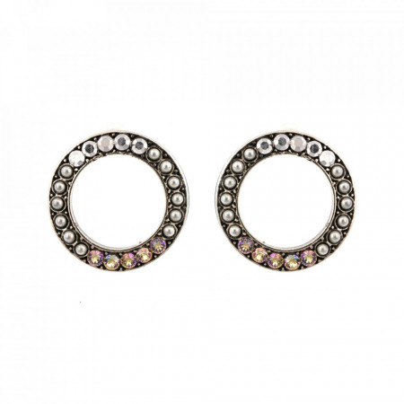Cercei placati cu Argint 925, cu cristale Swarovski, Crystal Pearl's | 1427-1006SP2-Alb-5707
