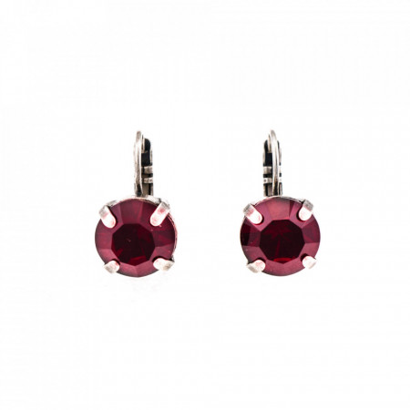 Cercei placati cu Argint 925, cu cristale Swarovski, Lady In Red | 1448-208SP6-Rosu-6037