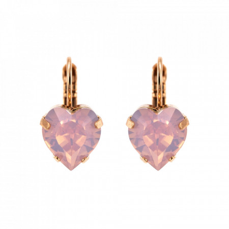 Cercei placati cu Aur roz de 24K, cu cristale Swarovski, Antigua | 1100/2-395RG6-Roz-1907