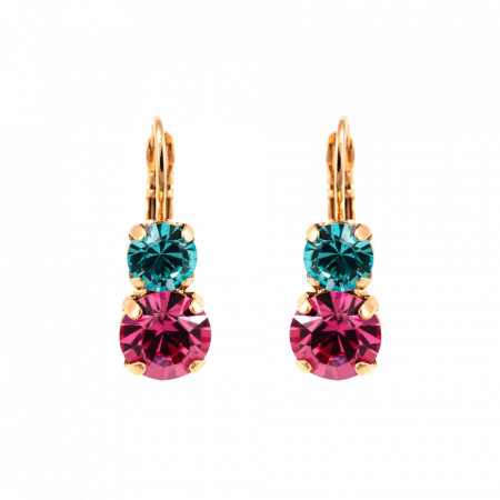Cercei placati cu Aur roz de 24K, cu cristale Swarovski, Memories of Montmartre | 1191-1146RG6