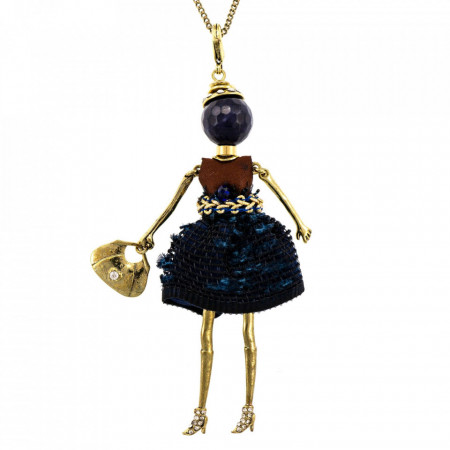 Bambola in Stile Hannover-Chic-Blue-Albastru-758