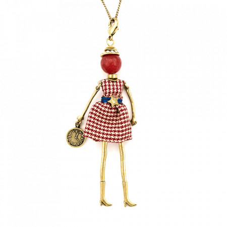 Bambola in Stile Philadelphia-Red-Rosu-888