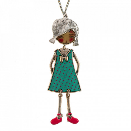 Bambola Tanzaniana-Turquoise-Multicolor-688