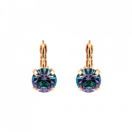 Cercei placati cu Aur roz de 24K, cu cristale Swarovski, Bohemian Rhapsody | 1440-001VLRG6-Mov-5739