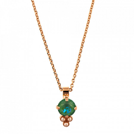 Pandantiv cu lant placat cu Aur roz de 24K, cu cristale originale, Take my Breath Away | 5010/1-1156RG
