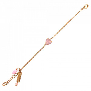 Bratara placata cu Aur roz de 24K, cu cristale originale, Antigua | 4100/2-395RG
