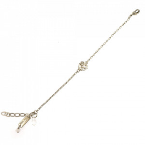 Bratara placata cu rodiu, cu cristale Swarovski, Aura | 4100/2-001RO-Transparent-930